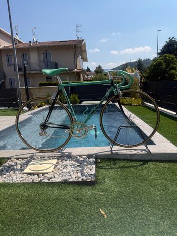 Gebrauchtes Bianchi Specialissima Campagnolo Record 1988 Road & Gravel, Blau — Bild 26 von 28