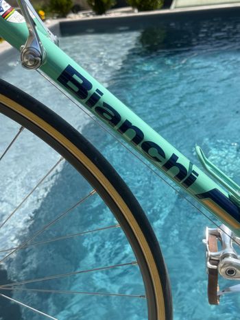 Gebrauchtes Bianchi Specialissima Campagnolo Record 1988 Road & Gravel, Blau — Bild 19 von 28