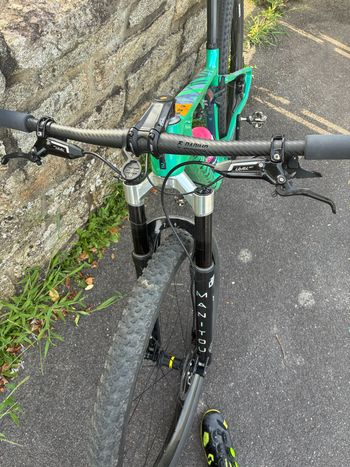 Gebrauchtes ROCKRIDER Full suspension Sram Eagle Transmission XX SL 2024 Mountainbike, Grün — Bild 2 von 4