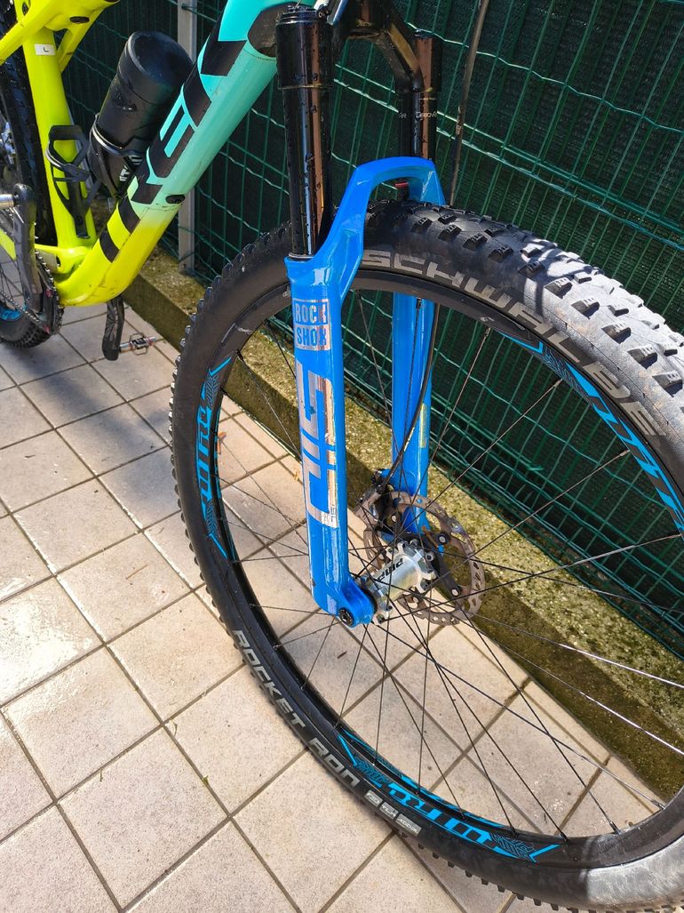 Gebrauchtes Trek Supercaliber SRAM X01 Eagle 2022 Mountainbike, Blau — Bild 4 von 6