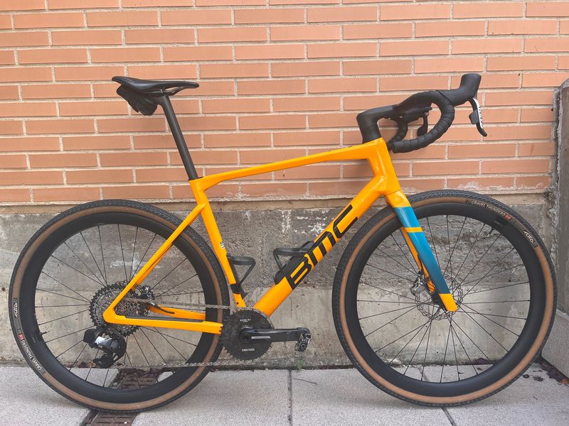 Used BMC Kaius 01 SRAM Red xplr AXS 2023 Road & Gravel, Orange — image 1 of 10