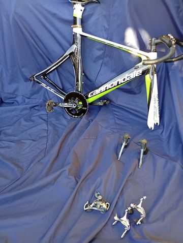Used Cannondale Carbon Slice Shadow Custom Frameset 2018 Road & Gravel, Black — image 1 of 9