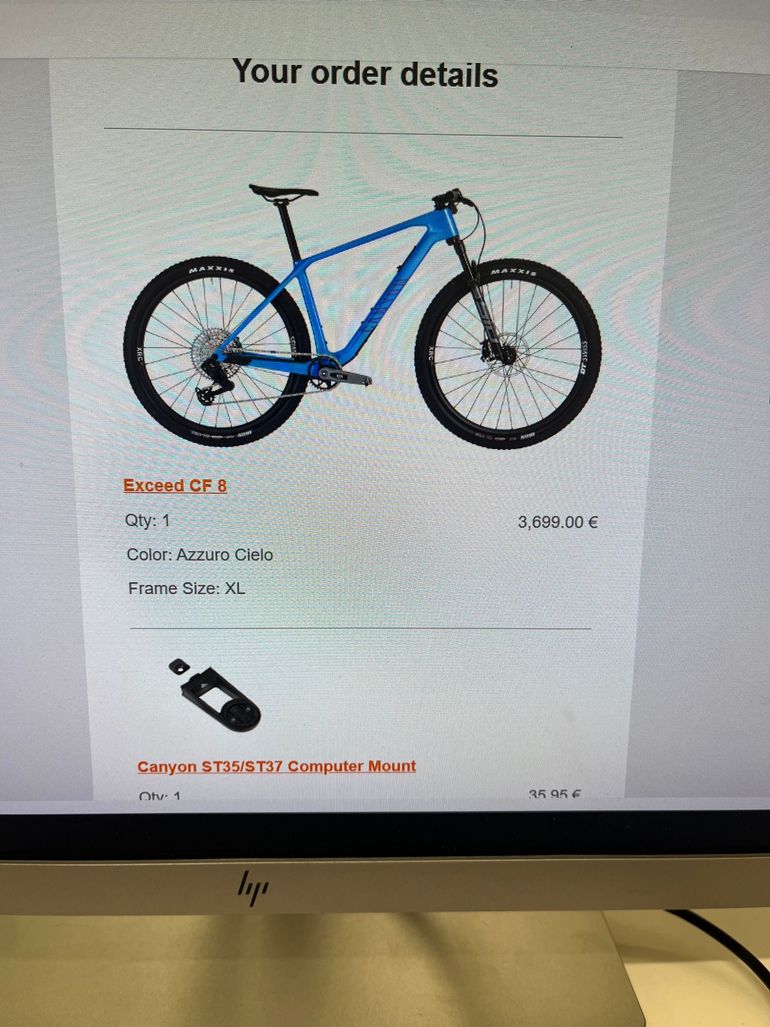 Gebrauchtes Canyon Exceed CF 8 2025 2025 Mountainbike, Blau, 29 — Bild 6 von 6