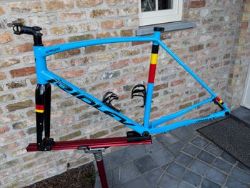 Gebrauchtes Ridley Kanzo Frameset 2022 Road & Gravel, Blau — Bild 4 von 5