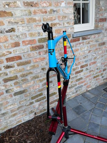Gebrauchtes Ridley Kanzo Frameset 2022 Road & Gravel, Blau — Bild 3 von 5