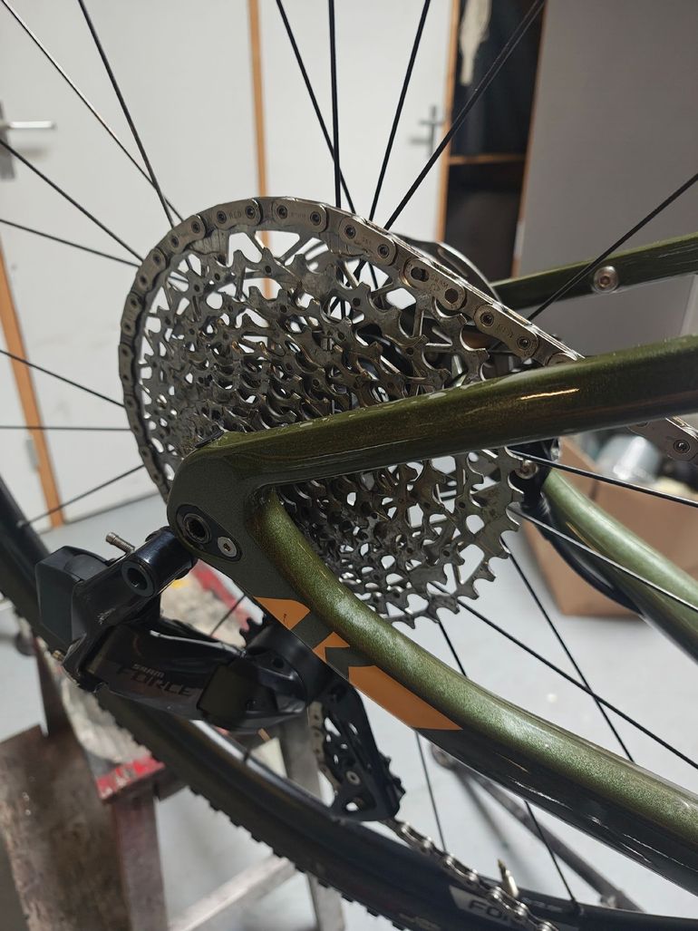 Gebrauchtes Ridley Kanzo SRAM Force eTap AXS 2023 Road & Gravel, Grün — Bild 18 von 42