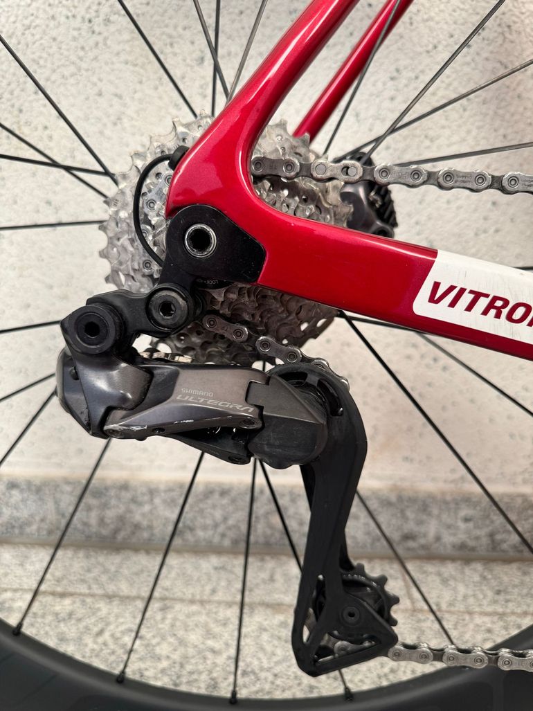 Gebrauchtes Isaac Vitron Shimano Ultegra Di2 2021 Road & Gravel, Rot — Bild 4 von 8