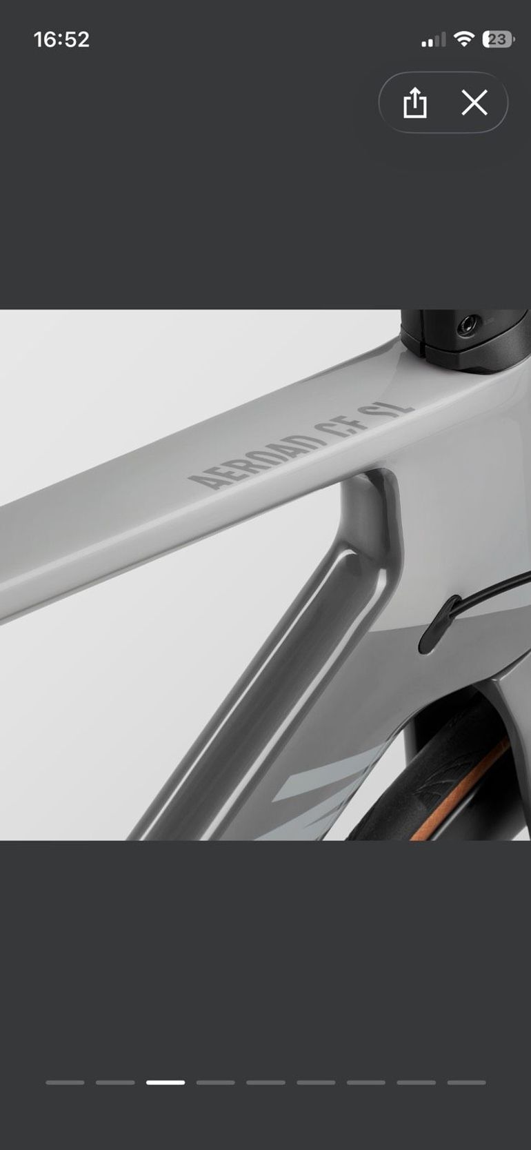 Brugt Canyon Aeroad CF SL 8 Disc 2022 2022 Road & Gravel — billede 6 af 20