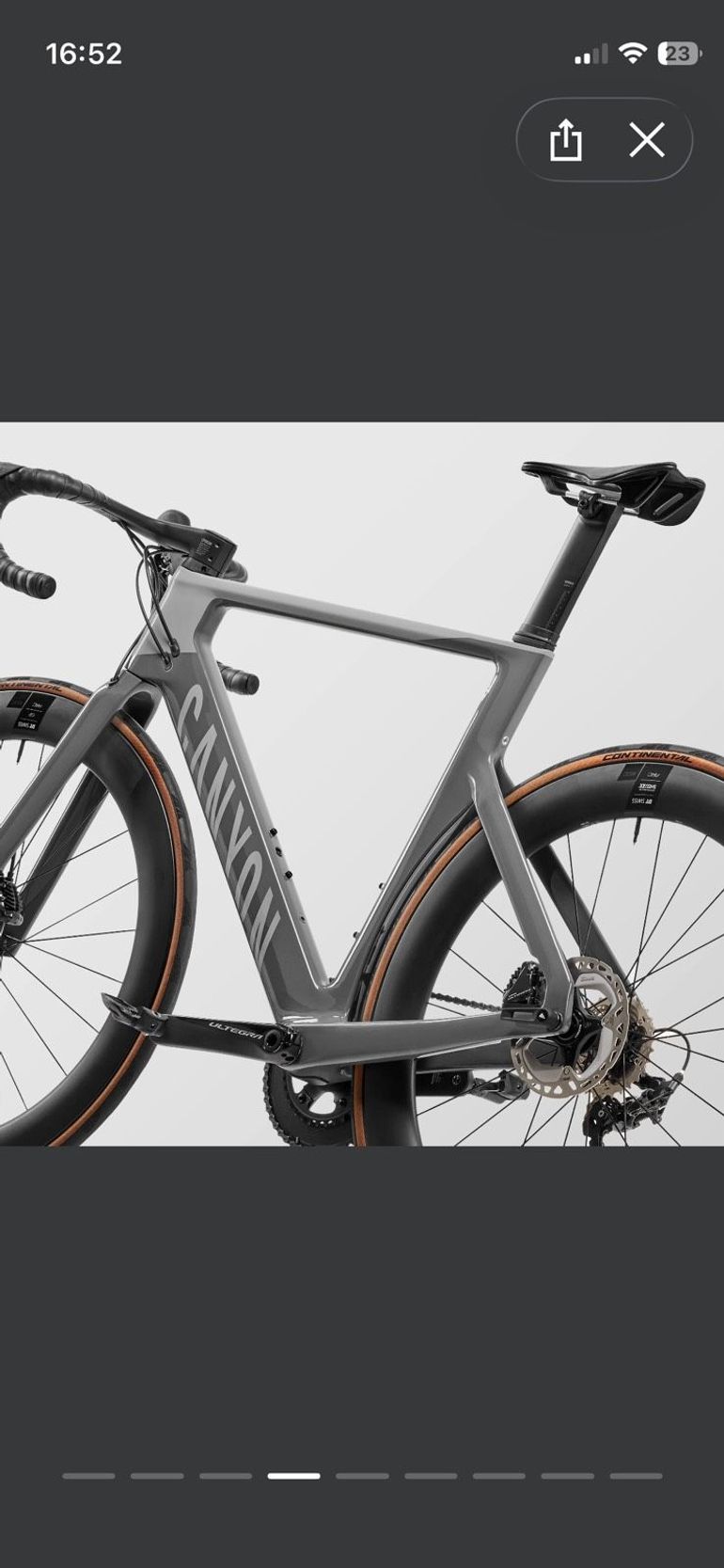 Brugt Canyon Aeroad CF SL 8 Disc 2022 2022 Road & Gravel — billede 7 af 20