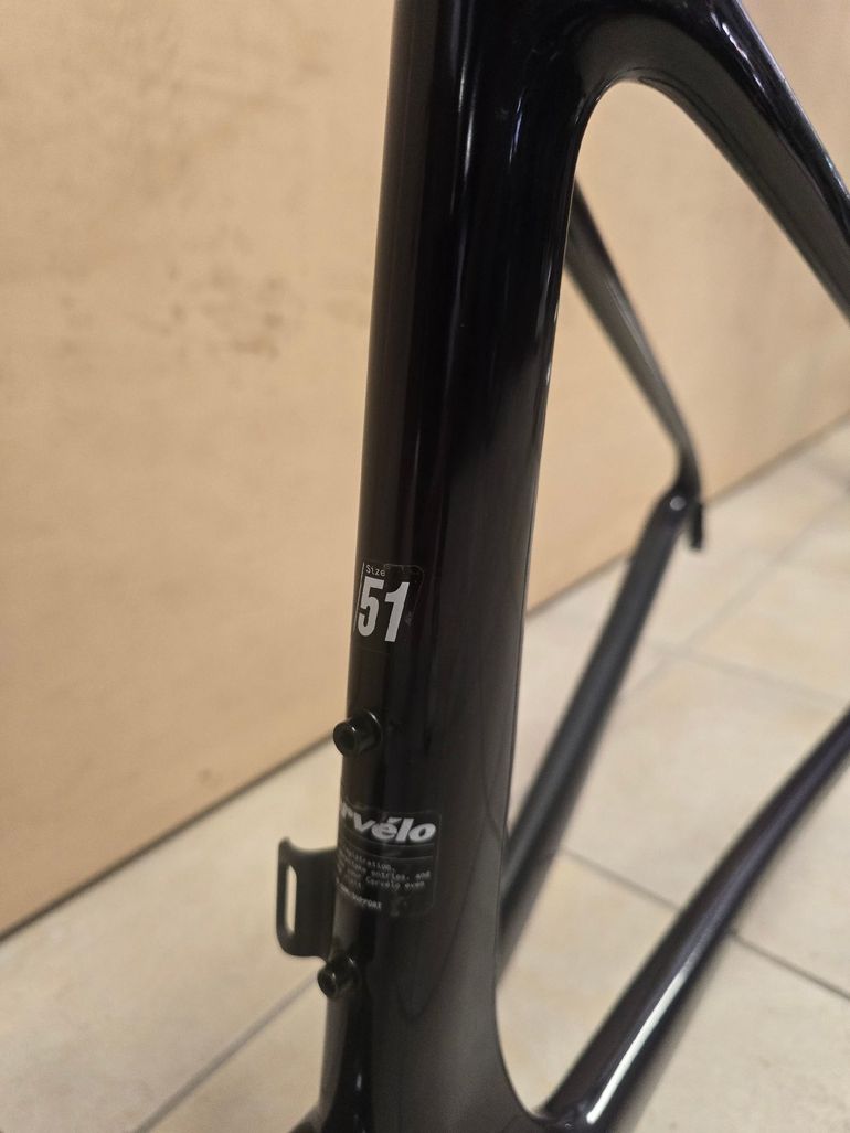 Gebrauchtes Cervélo Caledonia Frameset 2022 Road & Gravel, Schwarz — Bild 10 von 11