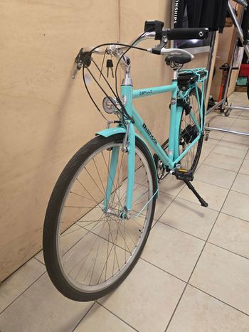 Gebrauchtes Bianchi Custom Shimano Altus 2022 Urban, Grün — Bild 9 von 9