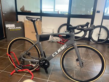 Used CUBE AGREE C:62 2024 2024 Road & Gravel, Light Gray — image 2 of 4