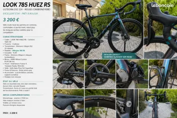 Look 785 HUEZ RS DISC ULT DI2 2023 Road & Gravel usato