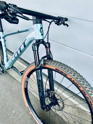 Used Scott Scale RC Team Issue 2023 2023 Mountainbike, Green, 29 — image 9 of 10