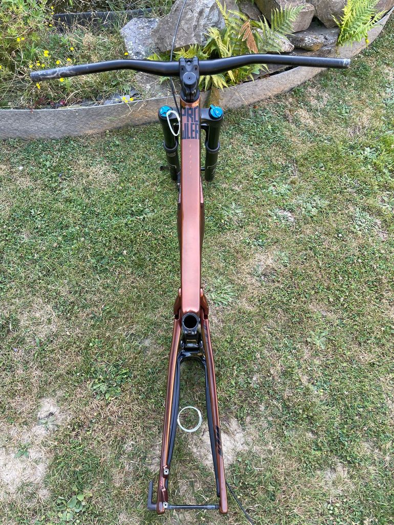 KTM PROWLER EXONIC 2025 Frameset 2025 Mountainbike usato, Arancione — immagine 9 di 9