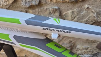 Brugt Merida Big.Nine 29" Light Green Frameset Frameset 2016 Mountainbike — billede 3 af 8