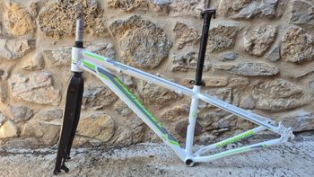 Brugt Merida Big.Nine 29" Light Green Frameset Frameset 2016 Mountainbike — billede 2 af 8