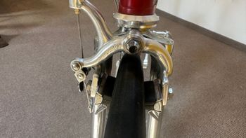 Gebrauchtes Olmo Custom Campagnolo Record 1980 Road & Gravel, Rot — Bild 3 von 12