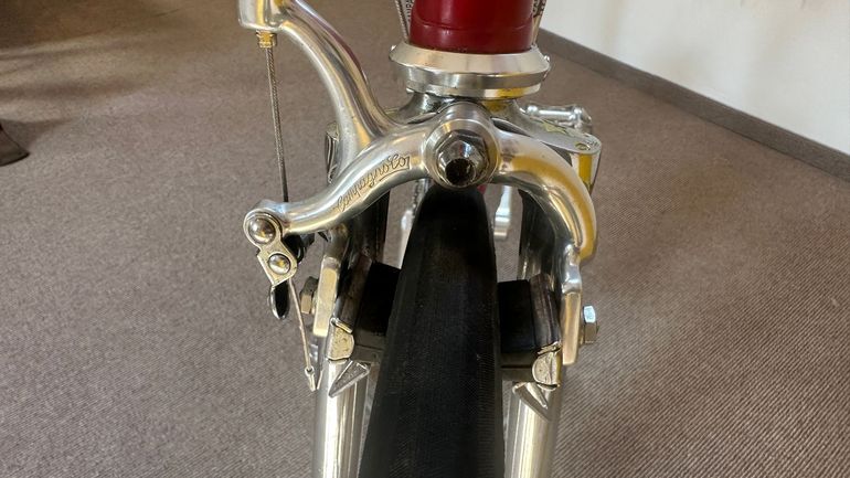 Gebrauchtes Olmo Custom Campagnolo Record 1980 Road & Gravel, Rot — Bild 3 von 12