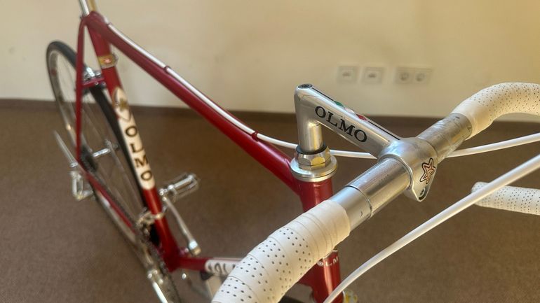 Gebrauchtes Olmo Custom Campagnolo Record 1980 Road & Gravel, Rot — Bild 5 von 12