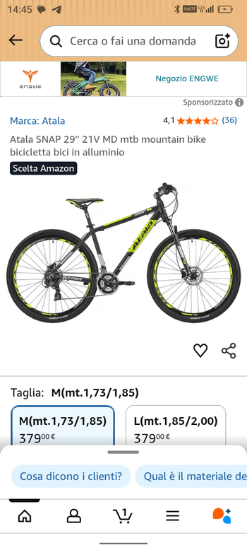Tweedehands Atala Snap 29 2026 MTB