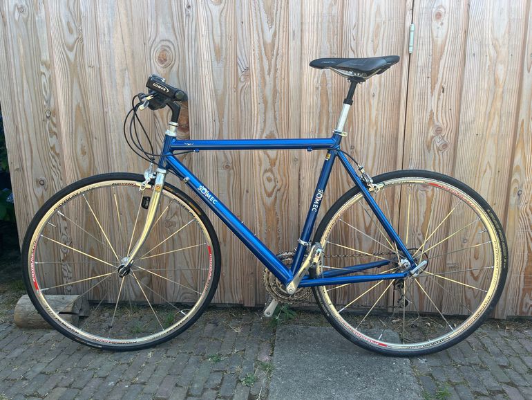 Used Somec Custom Campagnolo Chorus Urban, Blue — image 2 of 8