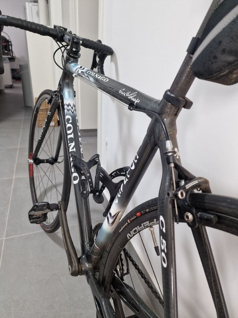 Gebrauchtes Colnago Custom Campagnolo Record 2008 Road & Gravel, Hellgrau — Bild 5 von 9