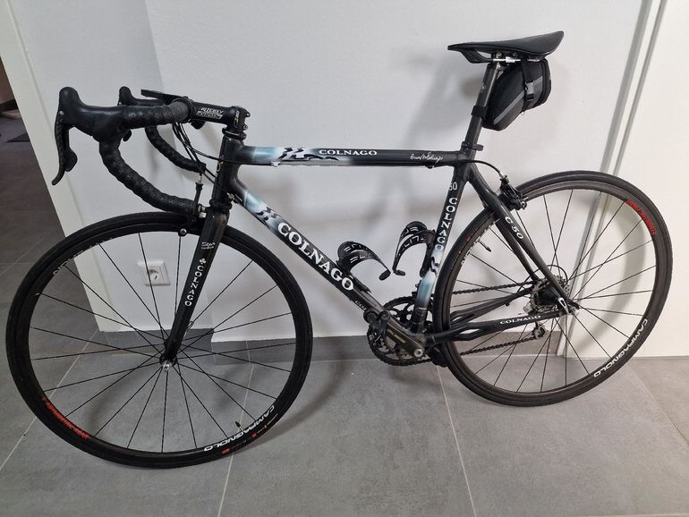 Gebrauchtes Colnago Custom Campagnolo Record 2008 Road & Gravel, Hellgrau — Bild 2 von 9
