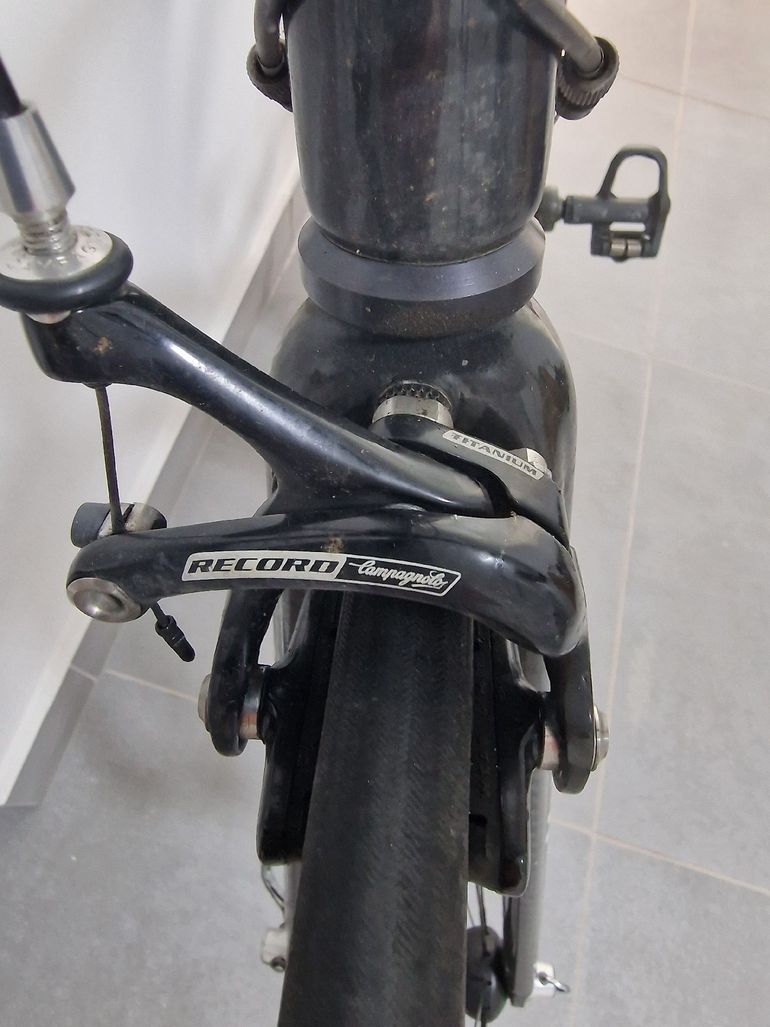 Gebrauchtes Colnago Custom Campagnolo Record 2008 Road & Gravel, Hellgrau — Bild 7 von 9
