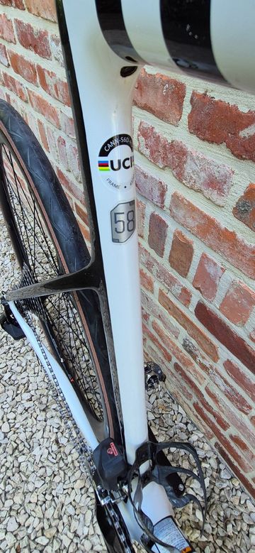 Used Cannondale SuperSix EVO Shimano 105 Di2 2024 Road & Gravel, White — image 7 of 11