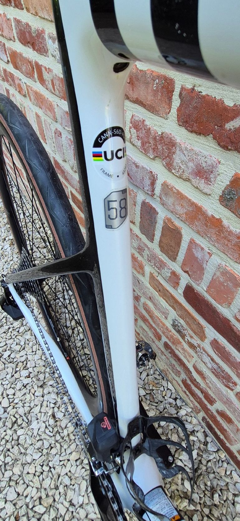 Gebrauchtes Cannondale SuperSix EVO Shimano 105 Di2 2024 Road & Gravel, Weiß — Bild 7 von 11