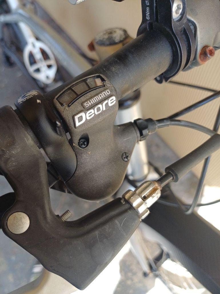 Gebrauchtes Bitwin triban 7 road Custom Shimano Deore LX 2009 Road & Gravel, Hellgrau — Bild 4 von 10