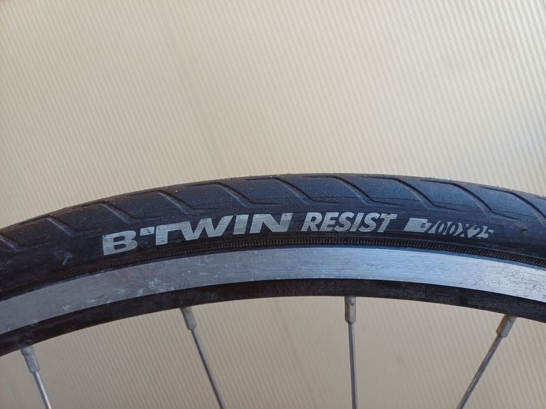 Gebrauchtes Bitwin triban 7 road Custom Shimano Deore LX 2009 Road & Gravel, Hellgrau — Bild 2 von 10