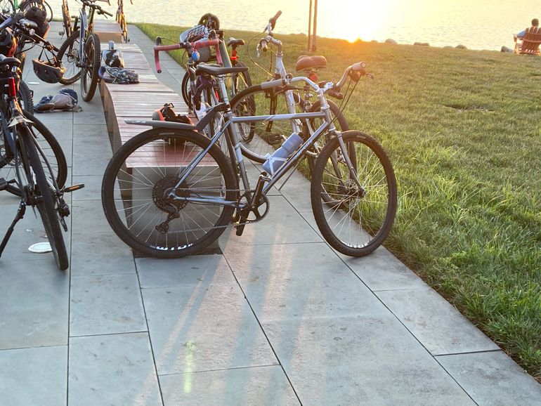 Used All-City Space Horse microSHIFT 2023 Frameset 2023 Road & Gravel, Light Gray — image 6 of 7