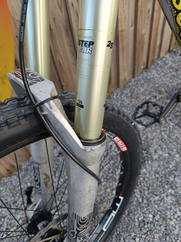 Gebrauchtes Solid Custom Frameset 2000 Mountainbike, Hellgrau — Bild 9 von 10