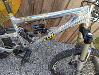 Used Solid Custom Frameset 2000 Mountainbike, Light Gray — image 7 of 10