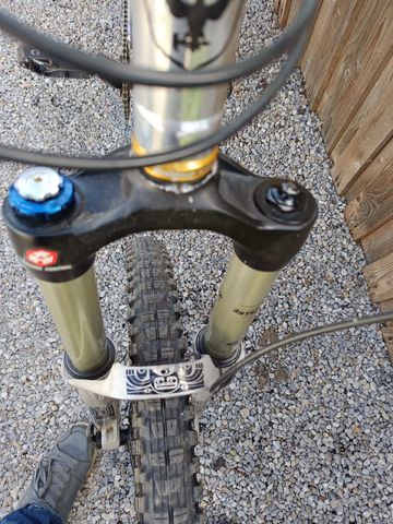 Gebrauchtes Solid Custom Frameset 2000 Mountainbike, Hellgrau — Bild 5 von 10