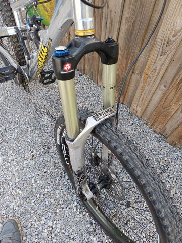 Gebrauchtes Solid Custom Frameset 2000 Mountainbike, Hellgrau — Bild 4 von 10