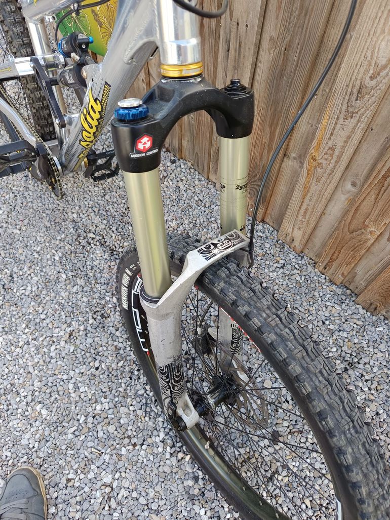 Used Solid Custom Frameset 2000 Mountainbike, Light Gray — image 4 of 10