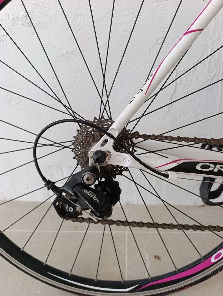 Used Orbea Aqua Shimano Sora 2015 Road & Gravel, White — image 7 of 8