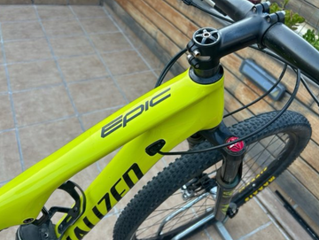 Used Specialized Epic 2015 Mountainbike, Green — image 4 of 5