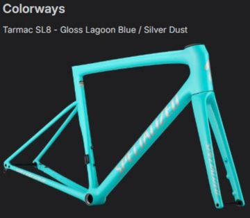 Specialized Tarmac SL8 Pro 2024 Frameset 2024 Road & Gravel usato, Verde — immagine 2 di 10