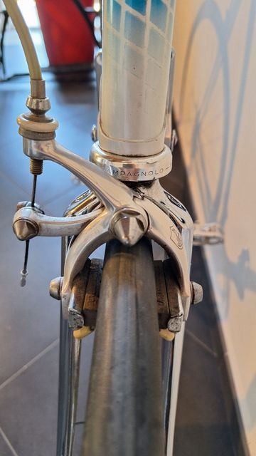 Used Chesini Custom Campagnolo Record 1984 Road & Gravel, Blue — image 5 of 17