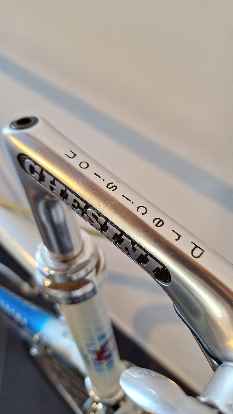 Used Chesini Custom Campagnolo Record 1984 Road & Gravel, Blue — image 6 of 17