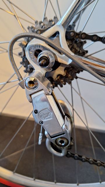Used Chesini Custom Campagnolo Record 1984 Road & Gravel, Blue — image 3 of 17