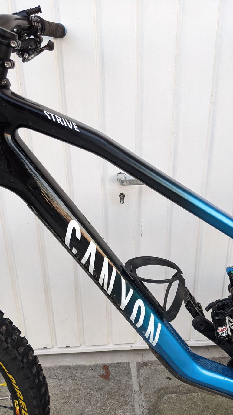 Brugt Canyon Strive CF 9.0 Team 2018 2018 Mountainbike — billede 7 af 11