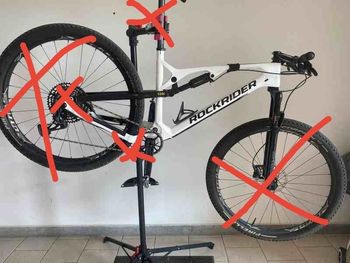 Used ROCKRIDER Full suspension Frameset 2023 MTB