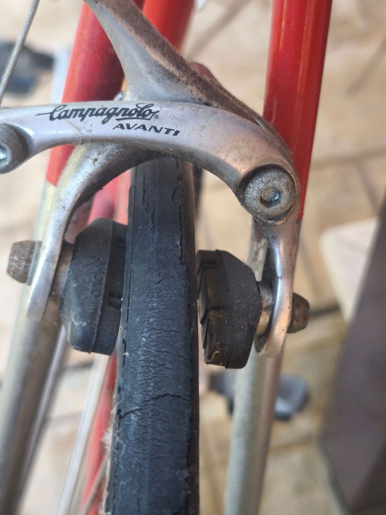 Used Francesco Moser Custom Campagnolo Chorus 1998 Road & Gravel, Red — image 19 of 29