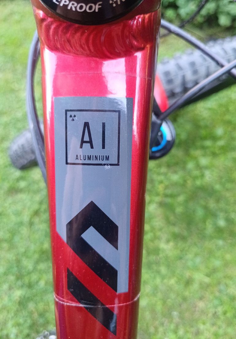 Used Nukeproof Custom SRAM GX Eagle 2021 Mountainbike, Red — image 8 of 16