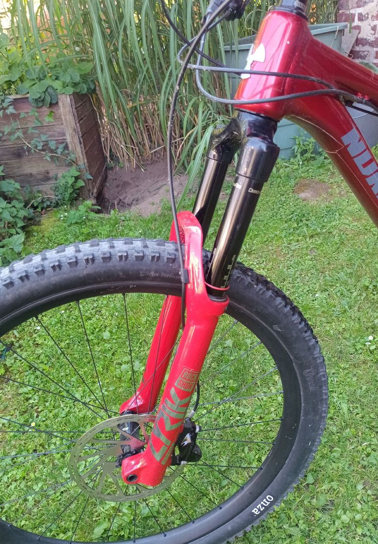 Used Nukeproof Custom SRAM GX Eagle 2021 Mountainbike, Red — image 2 of 16